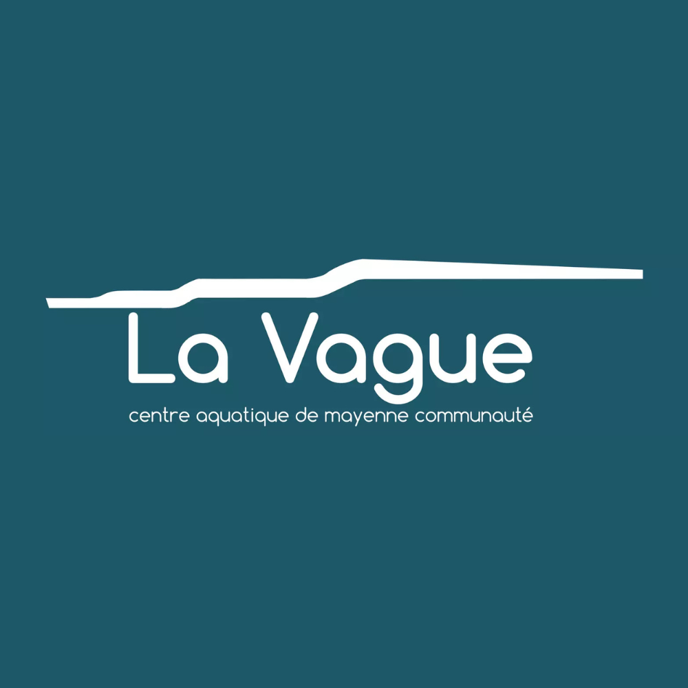logo La Vague, centre aquatique de Mayenne